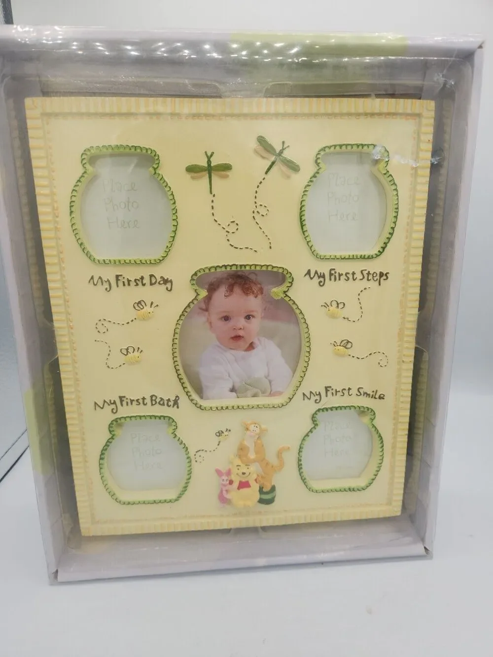 Disney Winnie The Pooh 9x11 Large  Milestones  Baby's First's Picture Frame